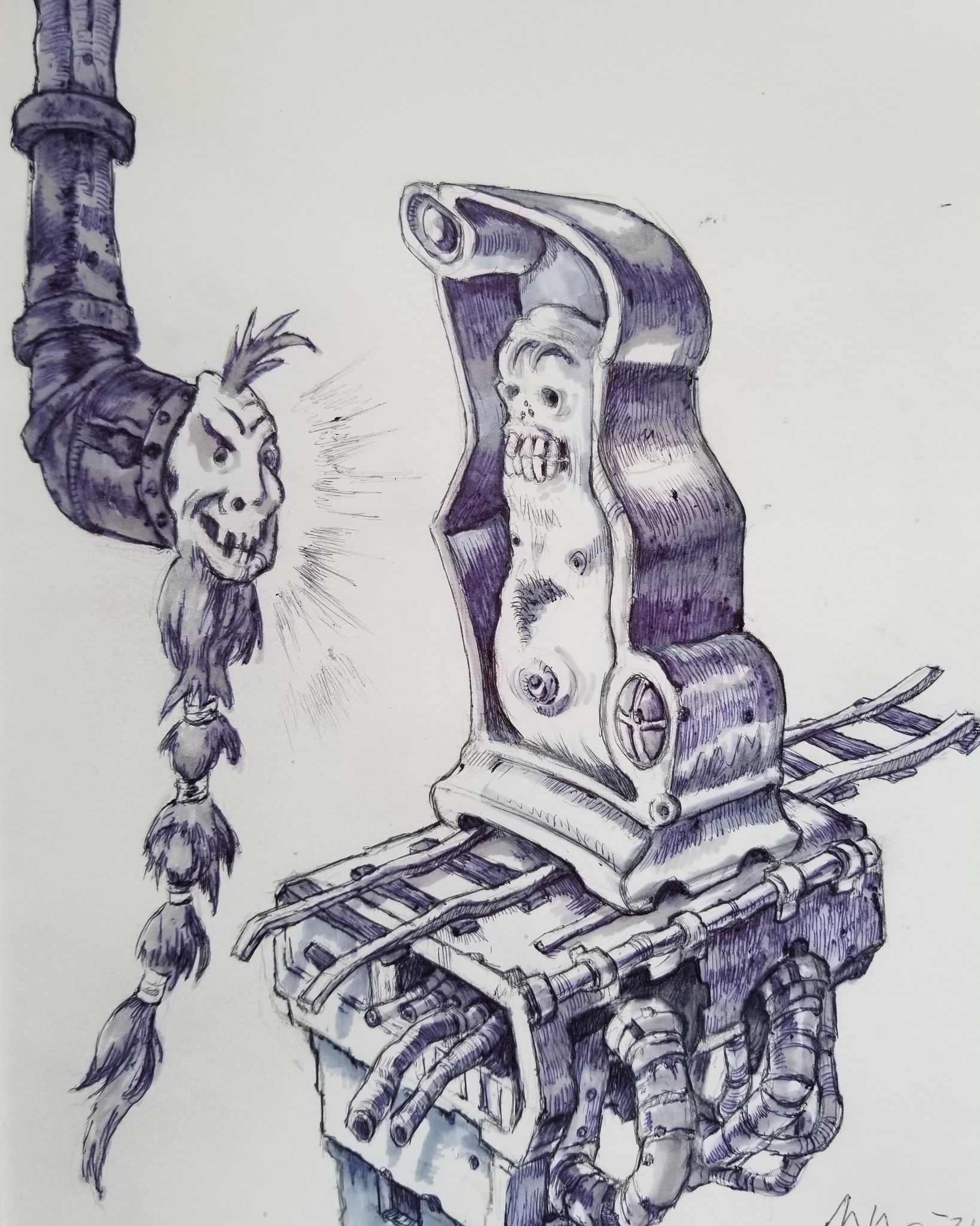 The thing in the pipe